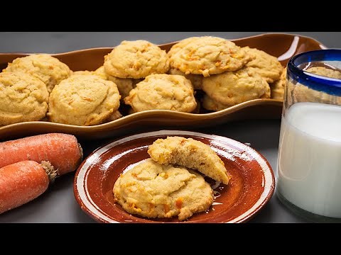 SIMPLE & DELICIOUS CARROT COOKIES: Easy Recipe Using Pantry Staples