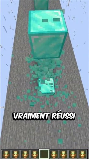 Tu arrives à faire ça 6 ou 7 fois d’affilée ? 🤔#shorts #minecraft