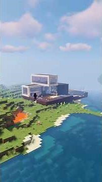 Building The Most Beautiful Modern House In Minecraft
