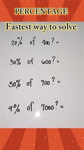 Master Percentage Tricks for Quick Math Solutions