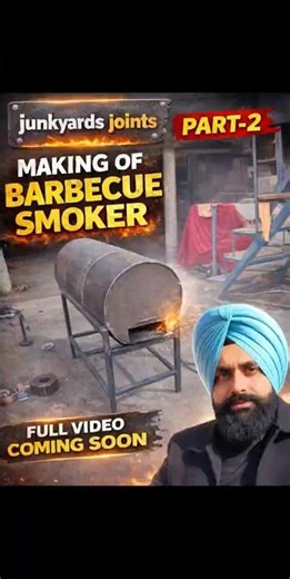 How to Make a Barbecue Smoker at Home (Part 2) | DIY Scrap Metal Build