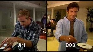 Bob's dvd... Jim's dvd... bob's dvd... jim's dvd...bob's dvd... jims's dvd...