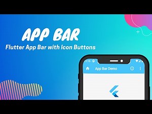 How to create AppBar in Flutter with IconButton | AppBar with IconButton | Android | Ios