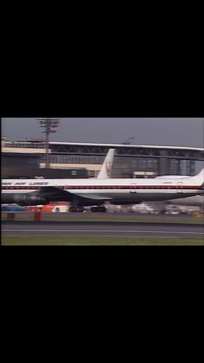 懐かしの1988年昔の飛行機 - DC8 JAL 成田空港 マクドネルダグラス