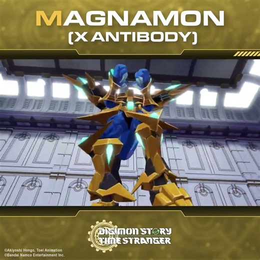 MAGNAMON (X ANTIBODY) DIGIMON STORY TIME STRANGER! #digimon #digimonstorytimestranger #dlc #games