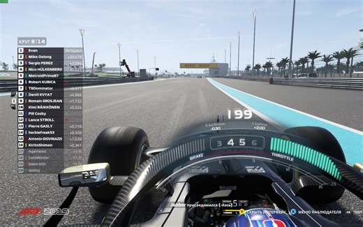 F1 2019 电视画风HUD