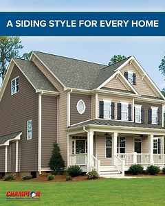 From classic to contemporary, we offer a siding style for every home. Enhance curb appeal, durability, and energy efficiency with our premium composite and vinyl options. | Champion Windows & Home Exteriors
