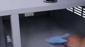 NewAge Products Outdoor Kitchen Aluminum Black 33 in. W x 36.5 in H . x 23 in. D Grill Cabinet, 33 in. 70512