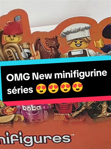 C'est cadeau! La prochaine vague de minifigurine séries. Gros coup de coeur pour la sorcière, la licorne avec l'elfe et la pirate steampunk 🥰😍 et vous? #lego #minifigure #figurine #pourtoi #fyd