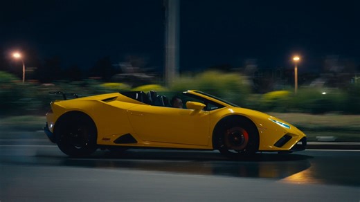 Night Run-兰博基尼Huracan EVO Spyder 5.2L V10 DCMEDIA成都