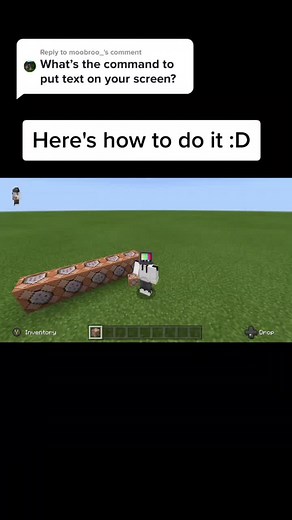 Reply to @moobroo_ it went a little fast sorry if you couldn't read it, also sorry for not posting. #Tutorial #Minecraft #minecrafttutorial #Fyp