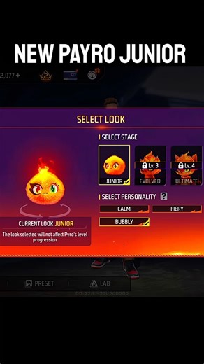 Pyro Active Junior 🔥 Full Power Mode #freefire #shorts