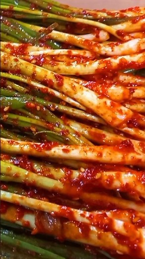 How to make delicious green onion kimchi~ Anyone can do it with super simple ingredients!