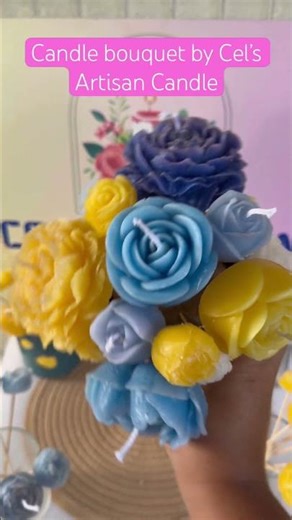 Candle bouquet #bouquet #flowers #candles #gift #customized #love