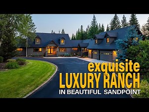 Sandpoint Luxury Ranch: 60 Acres with Chef's Kitchen, Horse Barn & Mountain Views