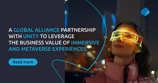 Capgemini and Unity announce a global alliance partnership to help organizations leverage the business value of immersive and metaverse experiences
