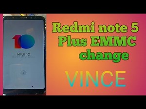 Redmi Note 5 plus emmc change | replace full procceser | gsm fix team | emmc change file free gsm