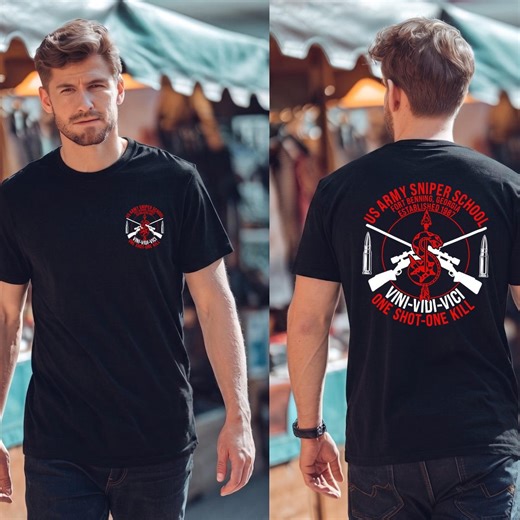 Us Army Special Force Sniper School Fort Benning Training - Custom T-shirt Tee - Etsy UK