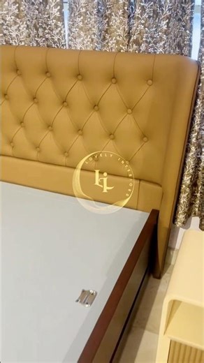 Upgrade your bedroom with the premium Chester Cushion Bed by Lovely Interiors ♥️😍😍