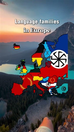 Language families in Europe | Afghan Mapper🇦🇫 #shorts #viralshorts #mapping