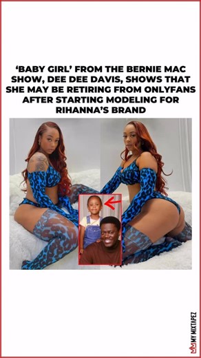 The Official 4thQuarterTV on Instagram: "29-year-old actress Dee Dee Davis, who plays ‘Baby Girl’ on The Bernie Mac Show, shows that she’s now modeling for Rihanna’s billion-dollar brand, Savage X Fenty 📸"