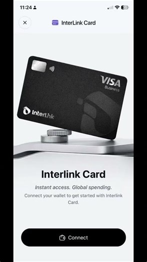 📣Visa cards are now available in your app!#Interlink #ITL #ITLG