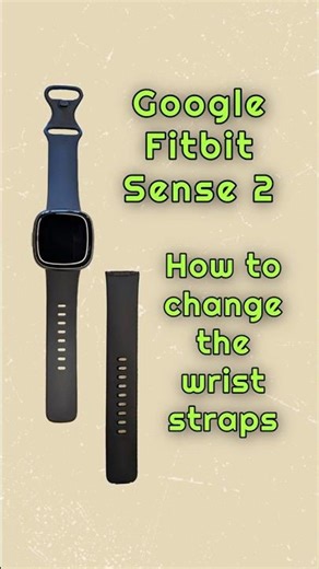 How to change straps on a Fitbit Sense 2 #google #fitbit #smartwatch ##smartwatchunboxing