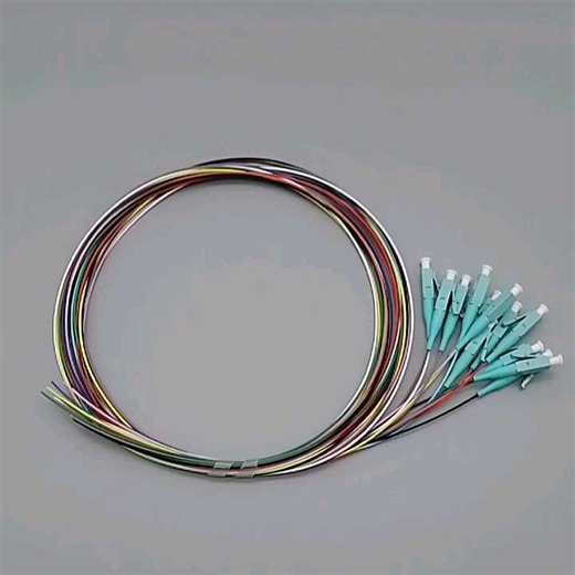 Professional Fiber Optic Pigtail Kit with 12 Pcs Pigtail LC SC Connectors 900um LSZH TB 50/125um Multimode Om3 1m