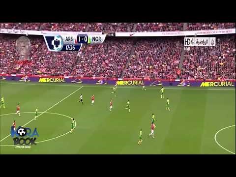 هدف عالمى تيكى تاكا من آرسنال في نوريتش سيتي 19-10-2013 HD