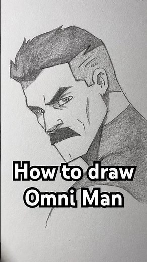 How to draw Omni Man from Invincible! Easy! #drawing #invincible #howtodraw