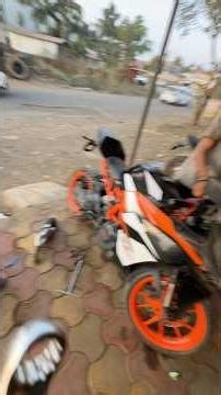 Rc390 Loud exhaust sound 🤯 #viral #automobile #ktmduke390modified #rider #loud #sound #rc390