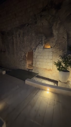Exploring The Holy Land on Instagram: "📍A walk through the Garden Tomb at night. . . . . . . . #jesus #christianposts #godisgood #godbless #israel"