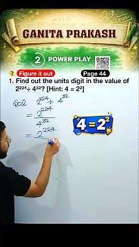😱 Class 8 Maths Chapter 2 Q1 Full Solution 🔥 | Power Play Page 44 Easy Trick 🤯 #shorts