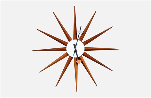 Vintage George Nelson Model-2202 Sunburst Clock for Howard Miller - Etsy