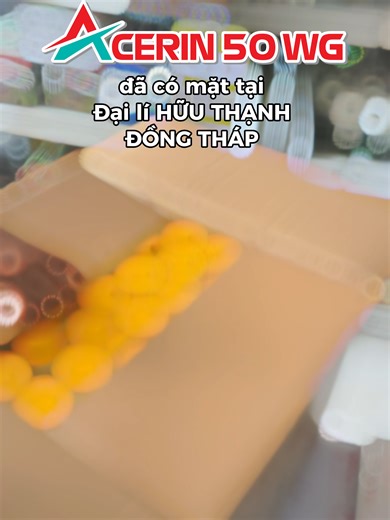 📢 Sản phẩm ACERIN 50WG hiện đang có mặt tại các cửa hàng ở Đồng Tháp nha quý bà con 🌟 ACERIN 50WG – Diệt sâu nhanh, hiệu lực bền lâu! 🌟 💊 THÀNH PHẦN: 🔹️ Acetamiprid: 25% w/w 🔹️ Bifenthrin: 25% w/w 👉 Hai hoạt chất kết hợp hoàn hảo, tạo nên hiệu quả kép: vừa tiếp xúc, vị độc, vừa lưu dẫn mạnh, giúp tiêu diệt sâu hại từ ngoài vào trong, không cho chúng có cơ hội tái phát. 📌 chuyên trị bọ trĩ, bọ xít, sâu đục thân/cành/trái, rầy nâu, rầy xanh trên lúa, rau màu, cây ăn trái 🔎 CÔNG DỤNG VƯỢT 