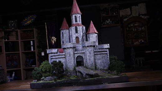 Stunning Model Castle Features 30,000 Individual Foam Bricks