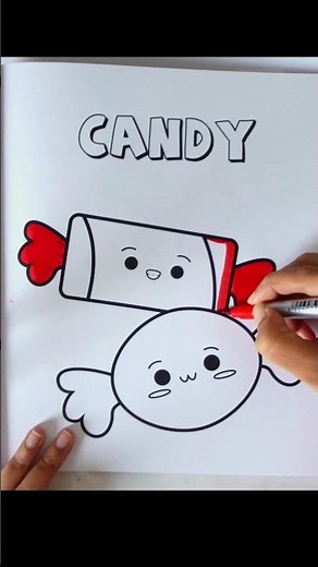 Candy Video 🍬🍭 😋😍 #chocolate #candy #drawing #art #youtube