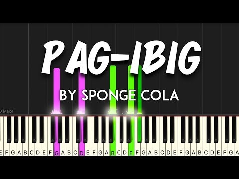 Pag-ibig by Sponge Cola synthesia piano tutorial + sheet music & lyrics