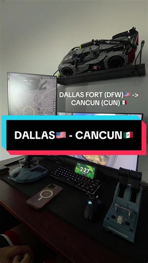 first flight with the joystick😍 #fyp #a320 #cancun #aviation #msfs | aviation