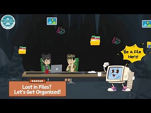 Managing Files and folders | The Captain AHS-show | Best Learning Videos for Kids
