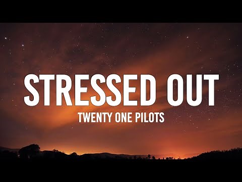 Twenty One Pilots - Stressed Out (sped up) (Lyrics) "My name's Blurryface and I care what you think"