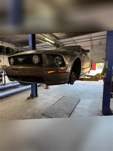 All new Toyo 235/55R17s installed on the Mustang
