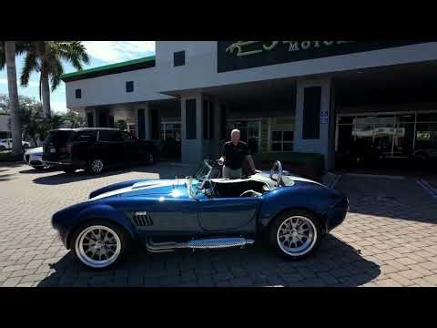 Backdraft Racing Cobra Walkaround: 500HP 427 Build with Premium Options