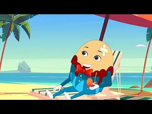 Humpty Dumpty Sat on a Wall | Animated Nursery Rhyme for Kids | Learn & Sing Along