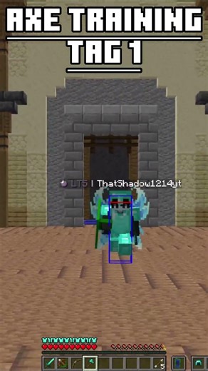 Axe Training Tag 1 #minecraft #funny #pvp #livestream #hypixel #viral #minecrafthelden #gaming
