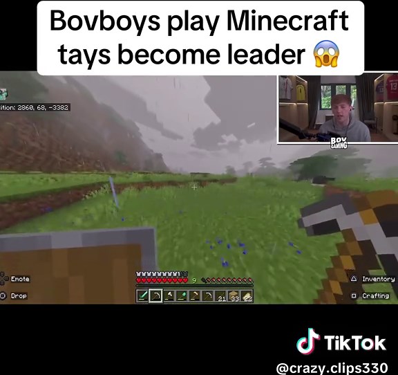 Bovboys play Minecraft 😱#crazy #clips #bov #bovboys