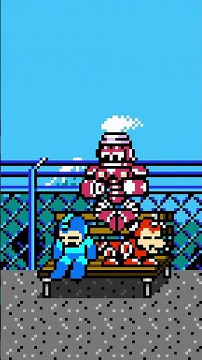 What if Springman jumped on Rush Coil? #megaman #gameanimation #spriteanimation #2danimation