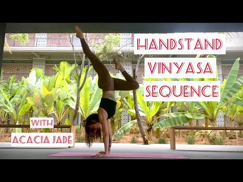Learn How to Handstand - Handstand Vinyasa Yoga Class - Intermediate Flow Yoga Sequence