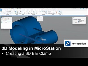 How to model in a 3D MicroStation DGN file