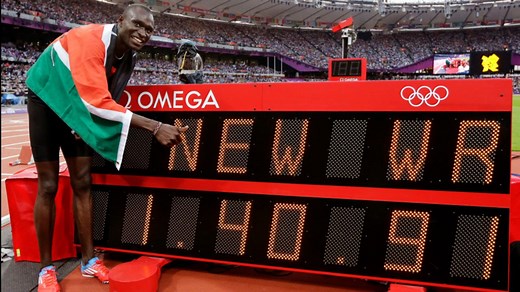 经典回顾大卫鲁迪沙创造的800米世界纪录！